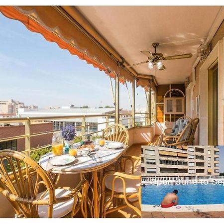 산타 폴라 Playa 500M Y Centro Pueblo 600M, Piscina, 4 Clim, 2 Parkings 아파트 외부 사진