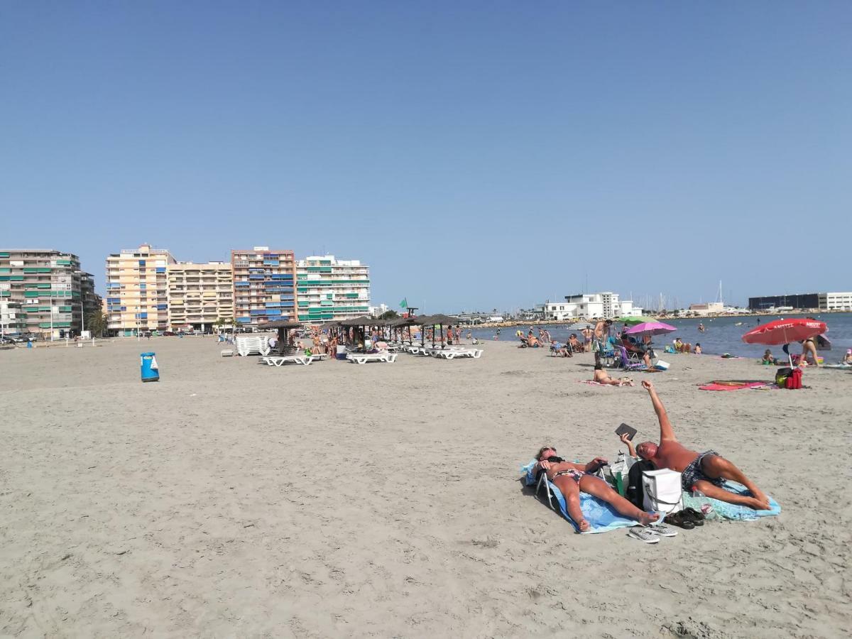 산타 폴라 Playa 500M Y Centro Pueblo 600M, Piscina, 4 Clim, 2 Parkings 아파트 외부 사진