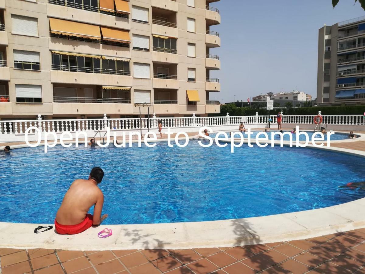 산타 폴라 Playa 500M Y Centro Pueblo 600M, Piscina, 4 Clim, 2 Parkings 아파트 외부 사진