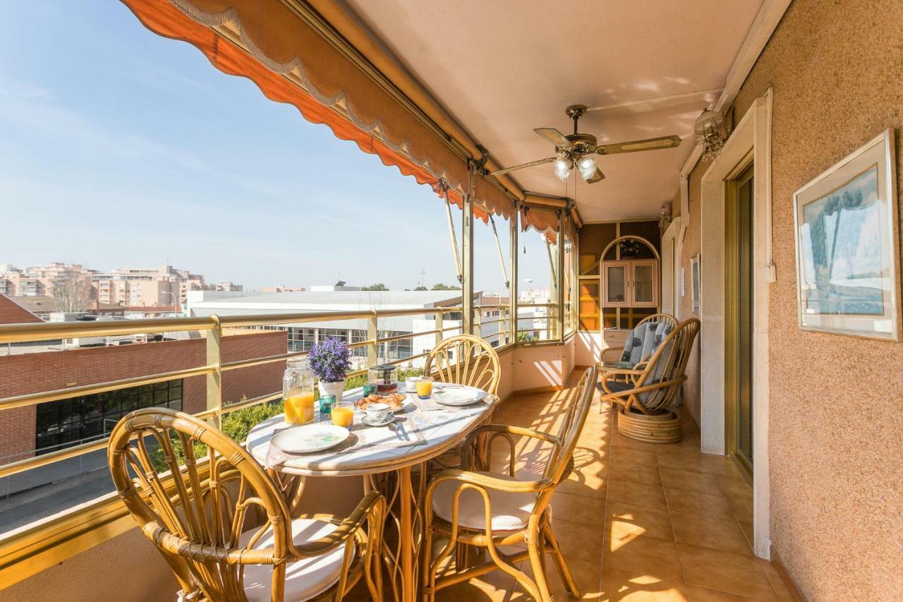 산타 폴라 Playa 500M Y Centro Pueblo 600M, Piscina, 4 Clim, 2 Parkings 아파트 외부 사진