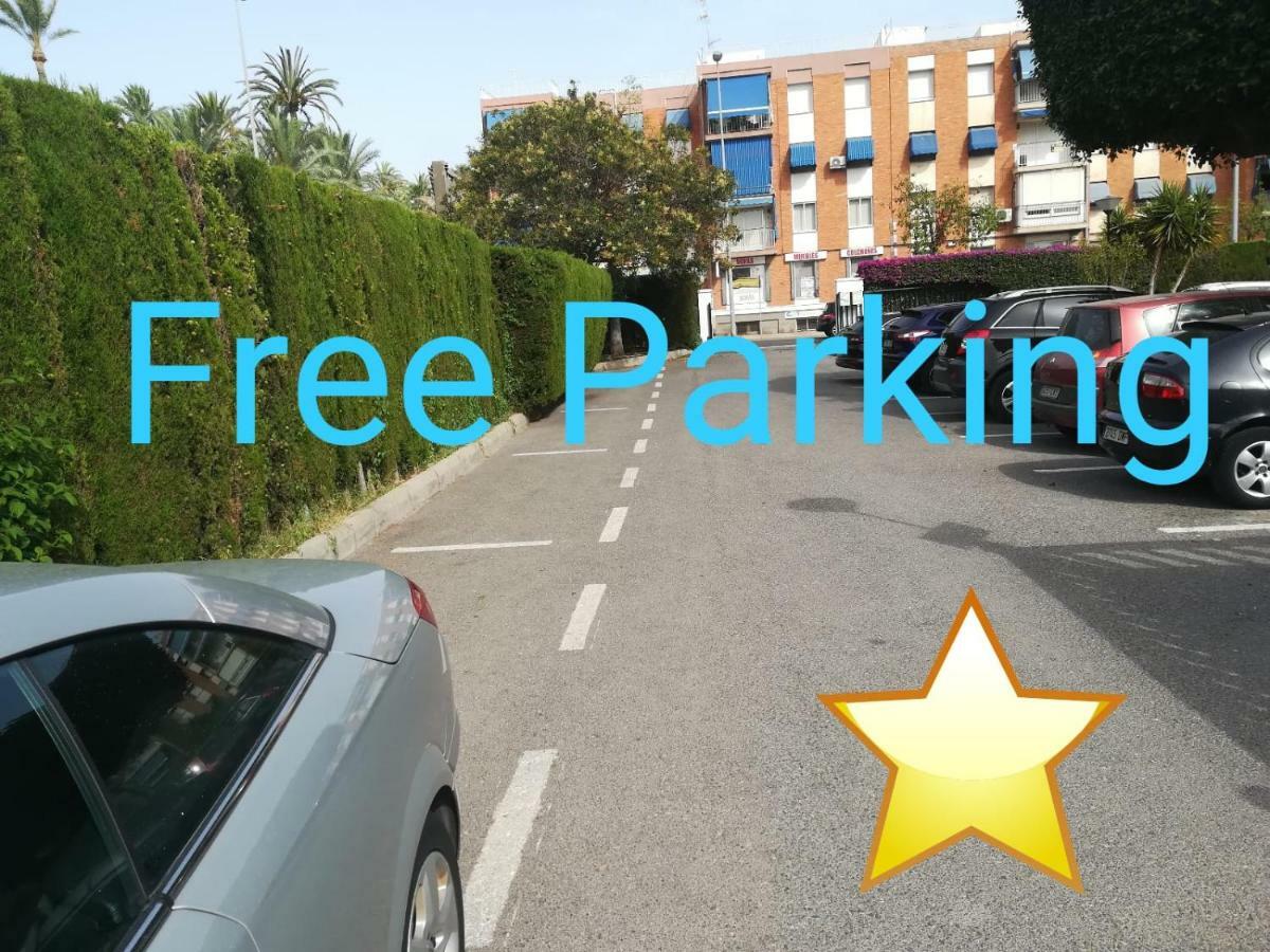 산타 폴라 Playa 500M Y Centro Pueblo 600M, Piscina, 4 Clim, 2 Parkings 아파트 외부 사진