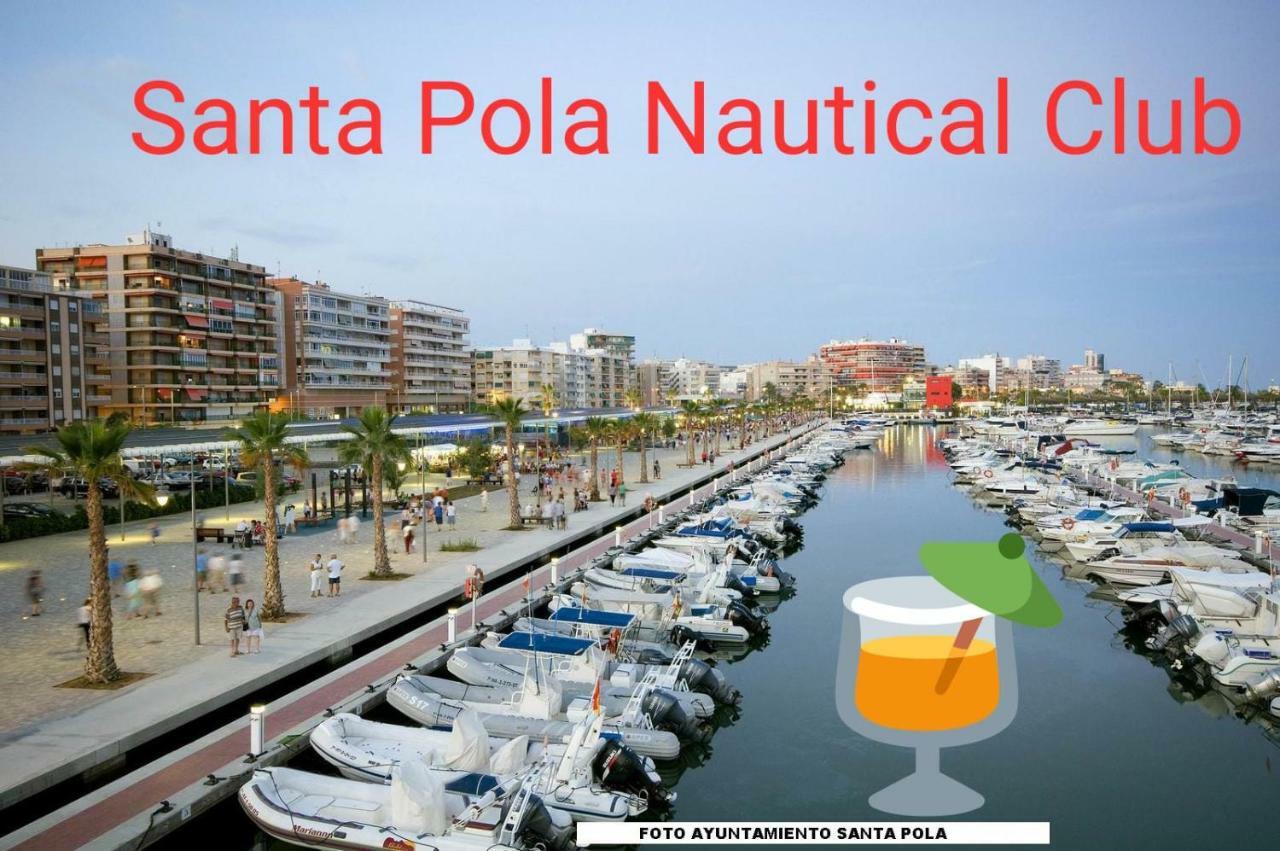 산타 폴라 Playa 500M Y Centro Pueblo 600M, Piscina, 4 Clim, 2 Parkings 아파트 외부 사진